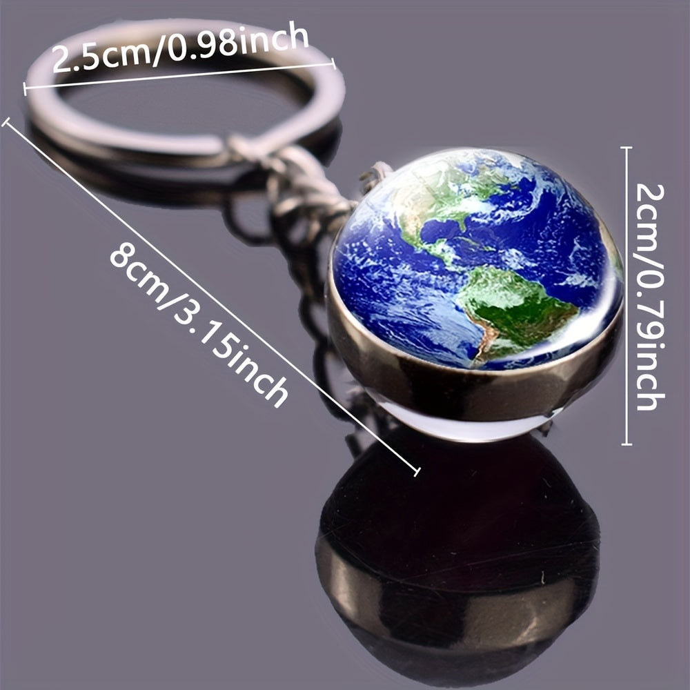 Solar System Eight Planets Keychain