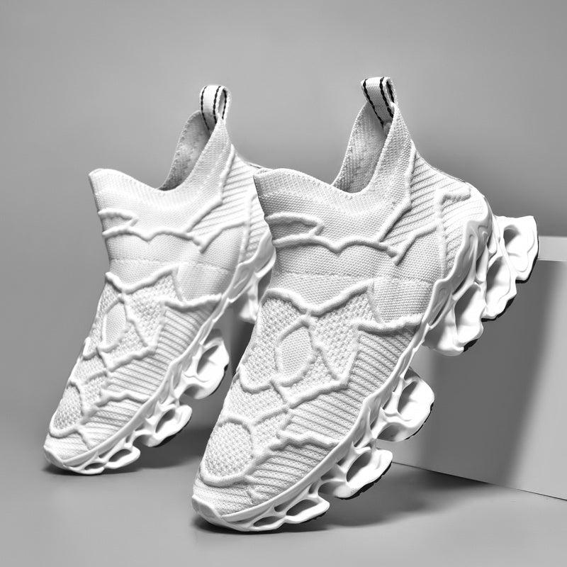 [Breathable Running Sneakers] Breathable Shock Absorbing Men's Running Race Blade Sneakers | Assorted Colors