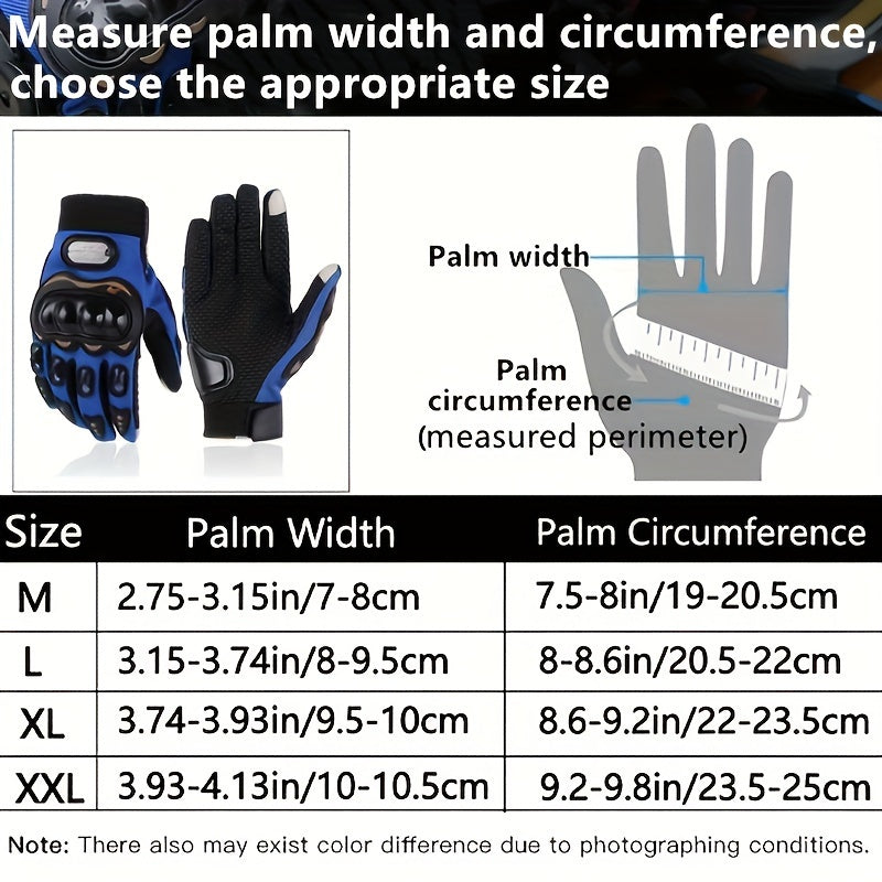 Suitable For Motorcycles, Road Bikes, Off-road Motorcycles, Spring, Summer, Autumn, And Winter Unisex Finger Touch Screen Gloves For Men And Women, Breathable Cycling Gloves, Motorcycle Gloves, Bicycle Gloves.