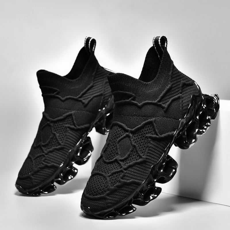 [Breathable Running Sneakers] Breathable Shock Absorbing Men's Running Race Blade Sneakers | Assorted Colors