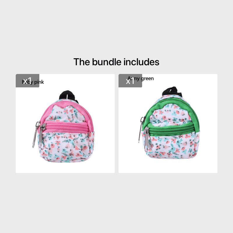 [LABUBU Mini Doll Bag] LABUBU Mini Doll Bag | 30CM 1/6 BJD Backpack | Doll House Decoration Toy Accessories Gift for Halloween Christmas