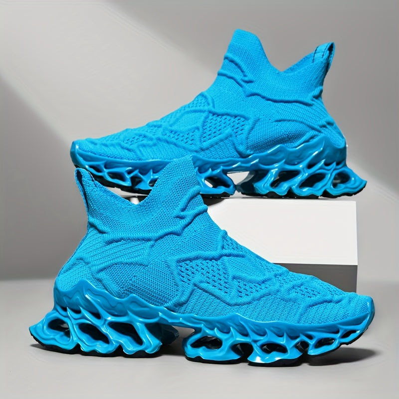 [Breathable Running Sneakers] Breathable Shock Absorbing Men's Running Race Blade Sneakers | Assorted Colors