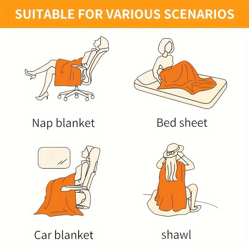 1pc solid color sofa cover, pet-proof scratch-resistant modern sofa protector for all-season use in bedroom, office, living room, and home decor