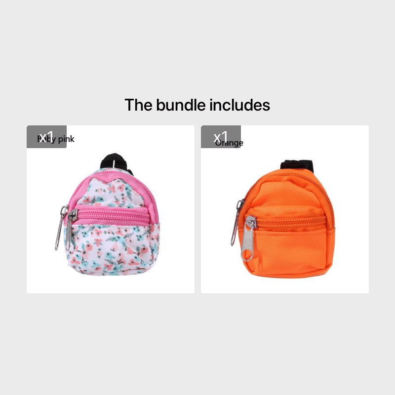 [LABUBU Mini Doll Bag] LABUBU Mini Doll Bag | 30CM 1/6 BJD Backpack | Doll House Decoration Toy Accessories Gift for Halloween Christmas