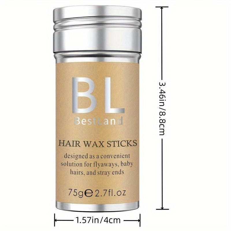 Wax Stick, Flyaways Styling Wax Stick for Hair Edge Control and Hair Styling, Children's Hair Styling Wax Stick