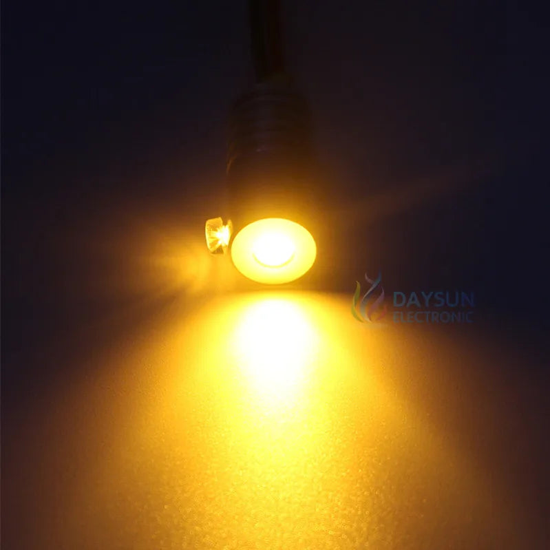 Free Shipping DC12V 2W Led Light Source 9 Colors Mini Illuminator LED Emitter Side Glow Fiber Optic Lamp Car Use Home Use