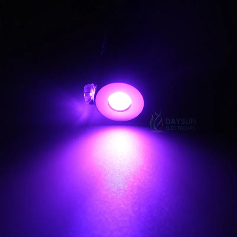 Free Shipping DC12V 2W Led Light Source 9 Colors Mini Illuminator LED Emitter Side Glow Fiber Optic Lamp Car Use Home Use