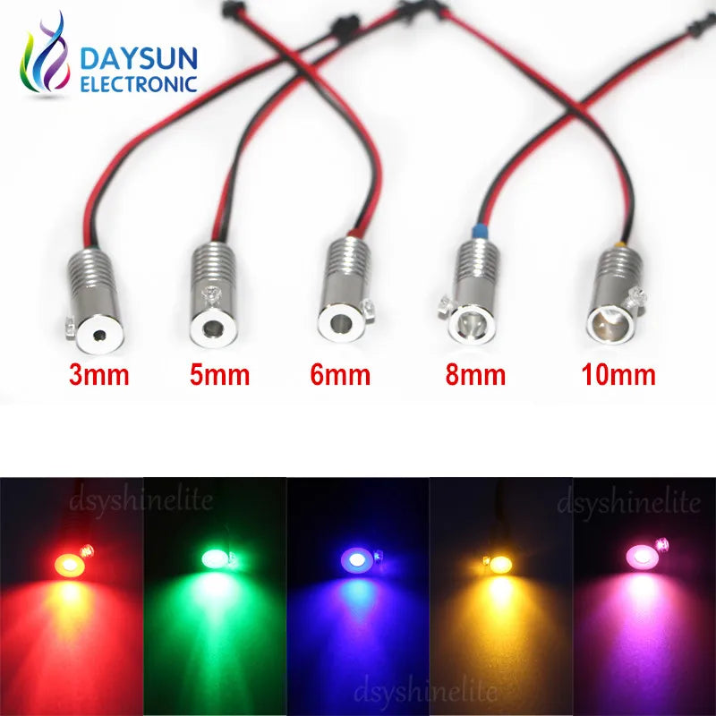 Free Shipping DC12V 2W Led Light Source 9 Colors Mini Illuminator LED Emitter Side Glow Fiber Optic Lamp Car Use Home Use