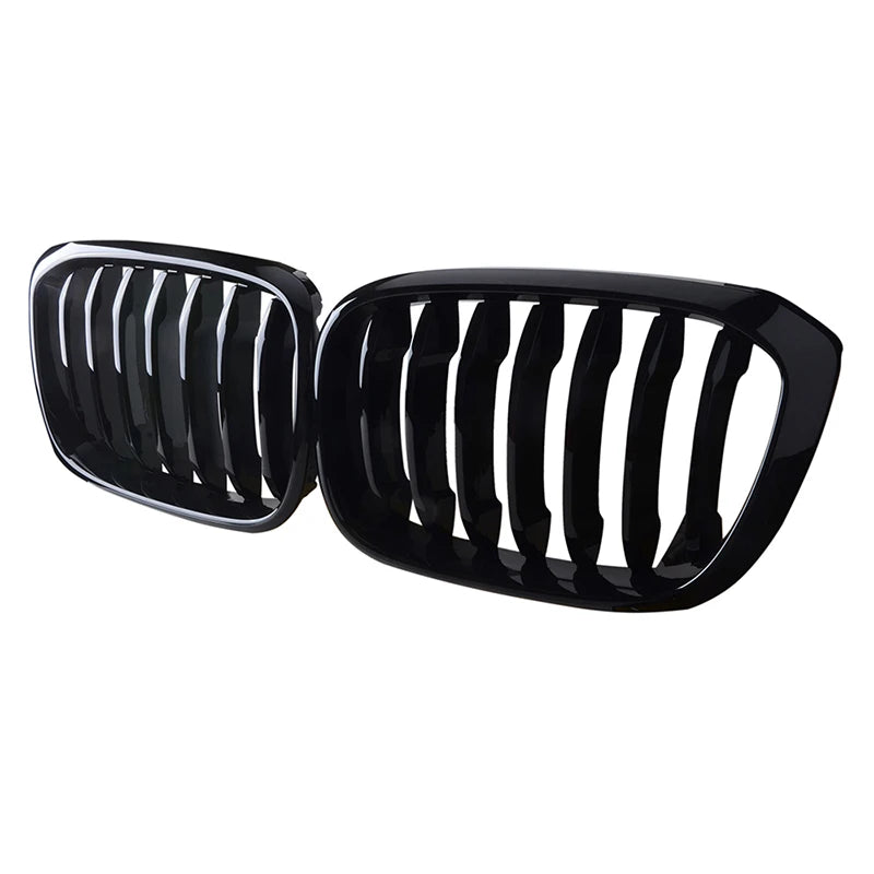 Front Kidney Grille For BMW X3 X4 G01 G02 G08 Single/Dual Line Gloss Black Bumper Racing Grills 2018-2020 Car Accessories