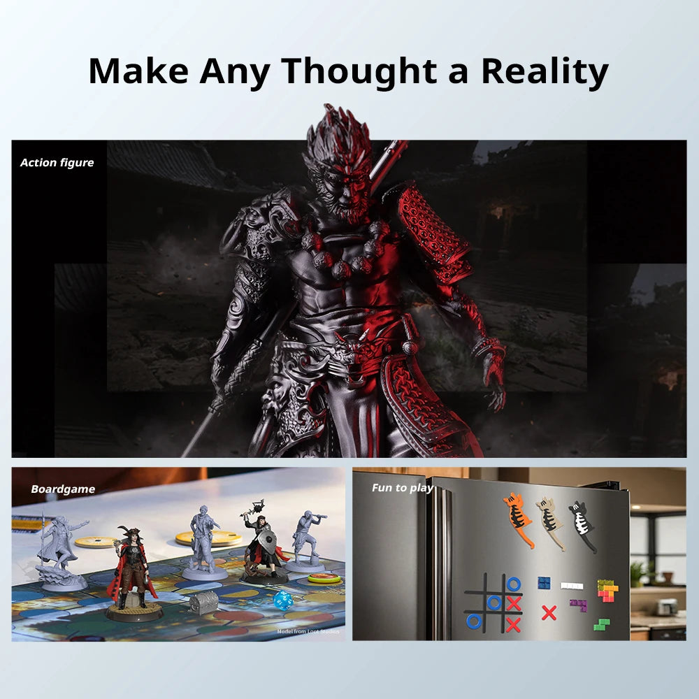 ANYCUBIC Photon Mono 4 AE Version LCD UV Resin 3D Printer with 7" 10K high-definition screen High-Speed 3D Printing 153×87×165mm