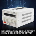 Portable DC Regulated Power Supply 32V 20Amp Precision Adjustable w/ Power Line