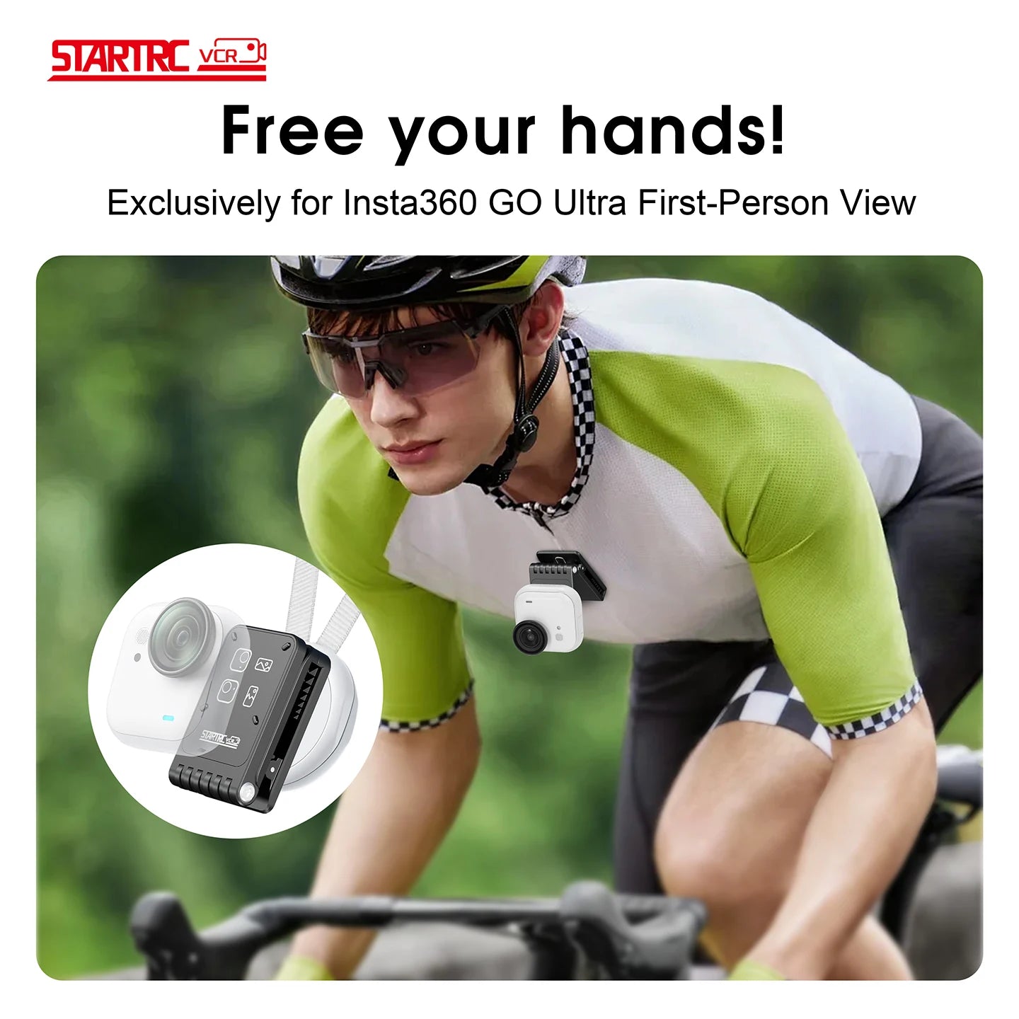 Backpack Clip Holder For Insta360 Go Ultra Quick Release Anti-shake Clip Magnetic Selfie Stick Holder Sports Camera Accessories