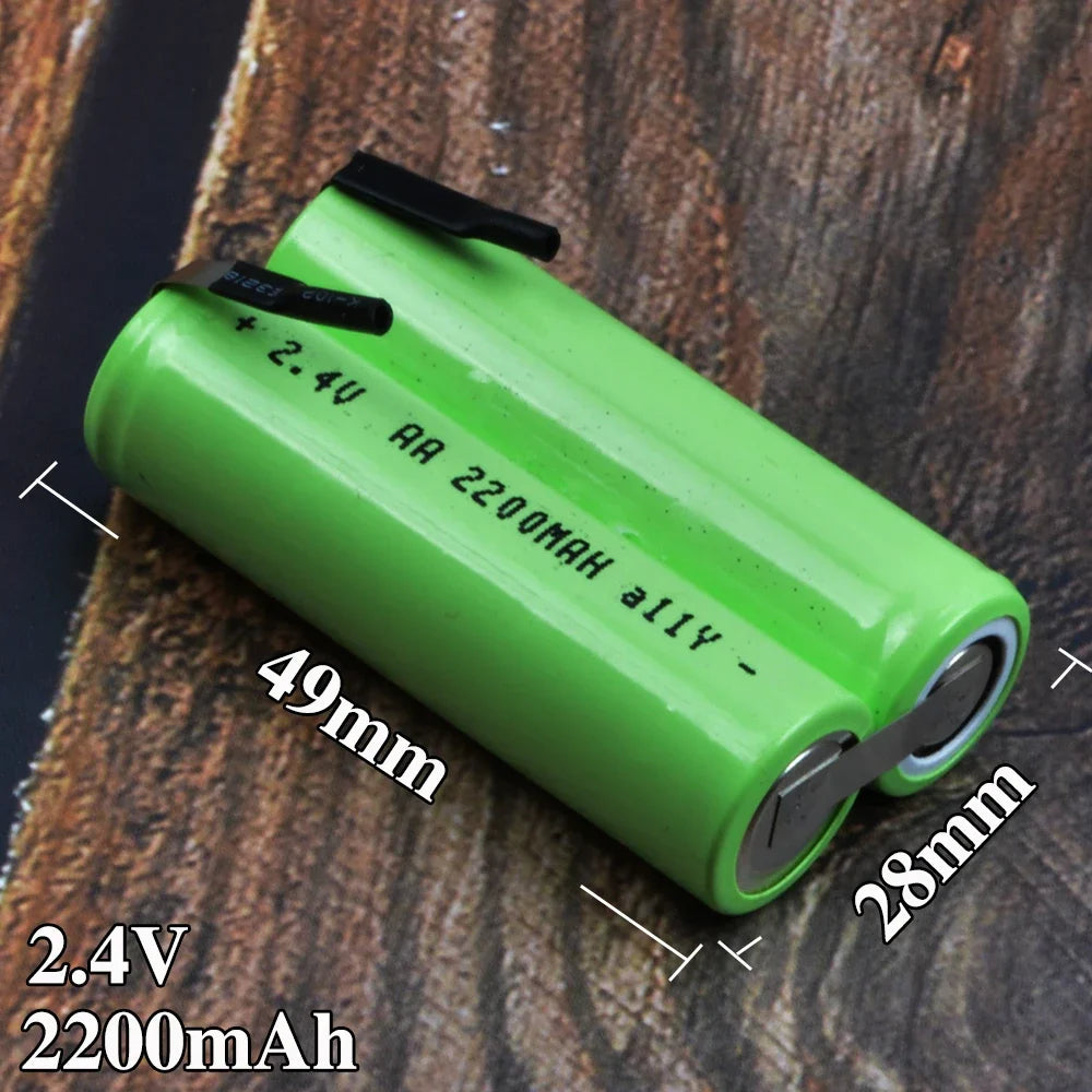 Replacement Battery For Waterpik WP360 WP360W WP462 WP462W WP450 WP450W WP450EC WP462EC Water Flosser 2.4V 2200mAh