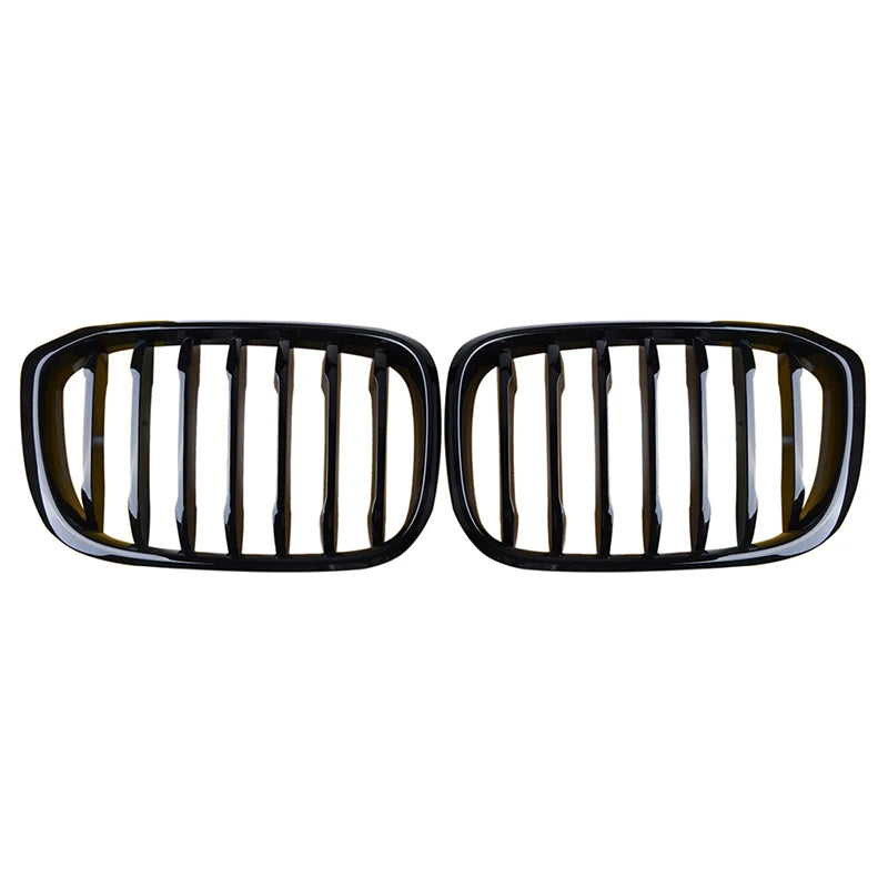 Front Kidney Grille For BMW X3 X4 G01 G02 G08 Single/Dual Line Gloss Black Bumper Racing Grills 2018-2020 Car Accessories