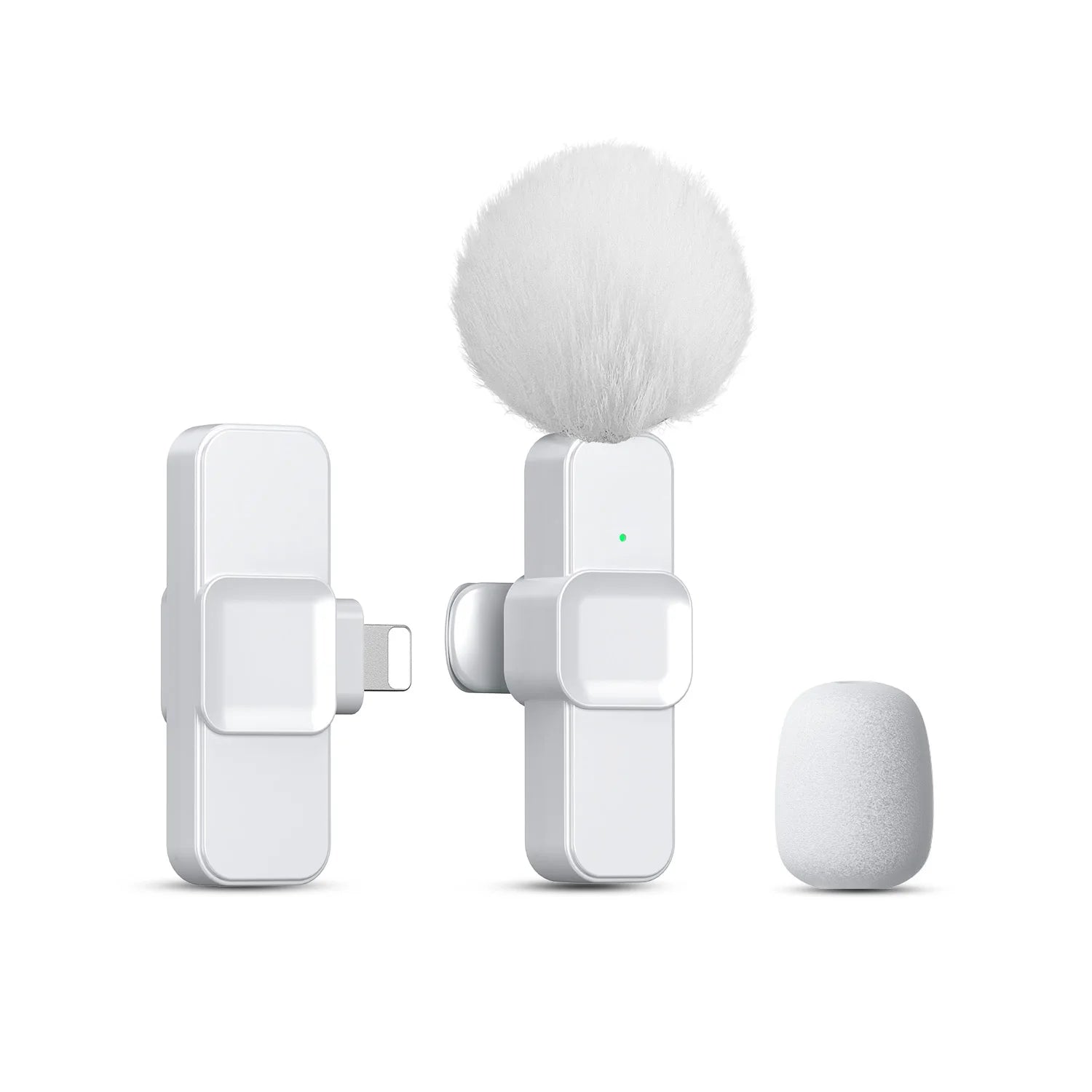 SNZIYAG K10 Wireless Lavalier Microphone Portable Audio Video Recording Mini Microphone for iPhone Android PC Live Gaming Phone