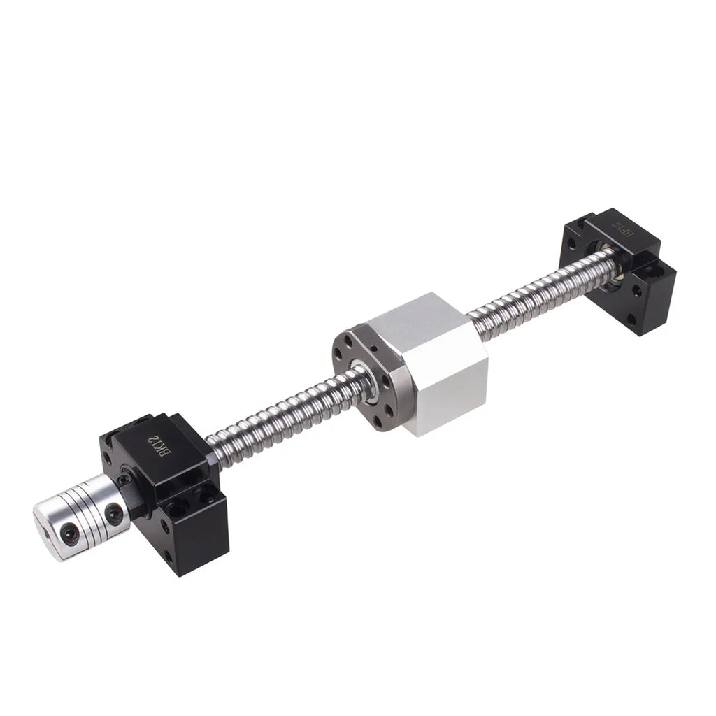 SFU1605 Set: RM1605 Ball Screw C7 End Machined + 1605 Ball Nut + Nut Housing + BK/BF12 End Support + Coupler For CNC Parts