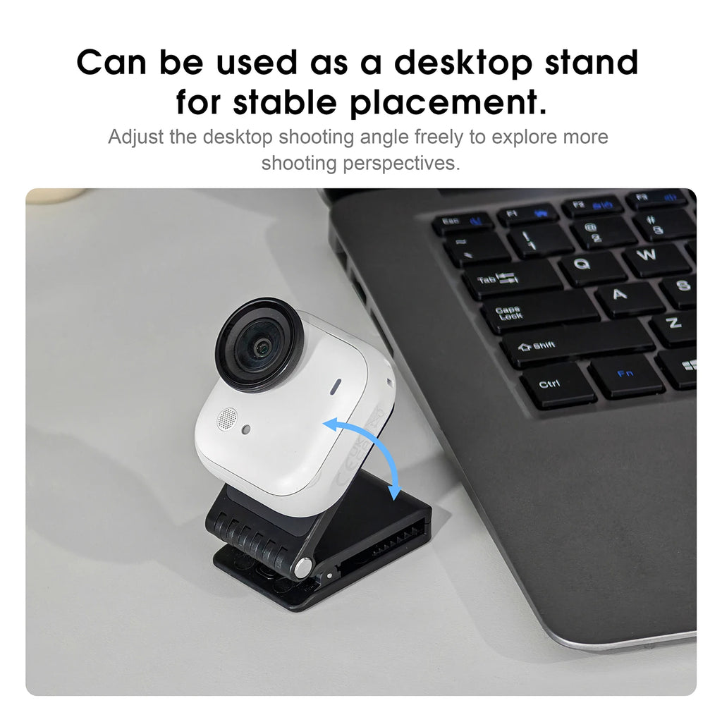 Backpack Clip Holder For Insta360 Go Ultra Quick Release Anti-shake Clip Magnetic Selfie Stick Holder Sports Camera Accessories