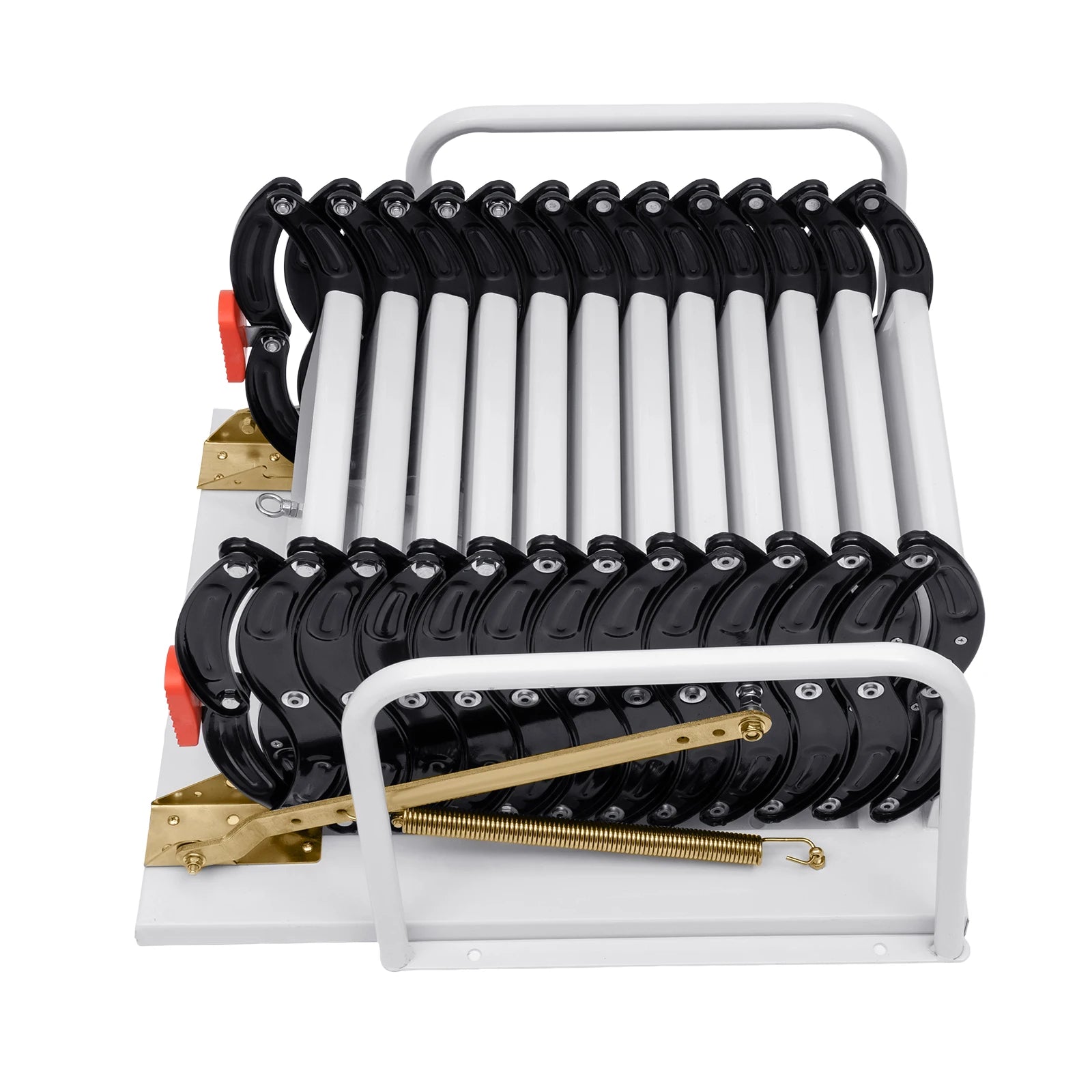 Folding Ladder Wall Mounted  Loft Ladder Building and Decorative House Attic Extension Ladder Alloy