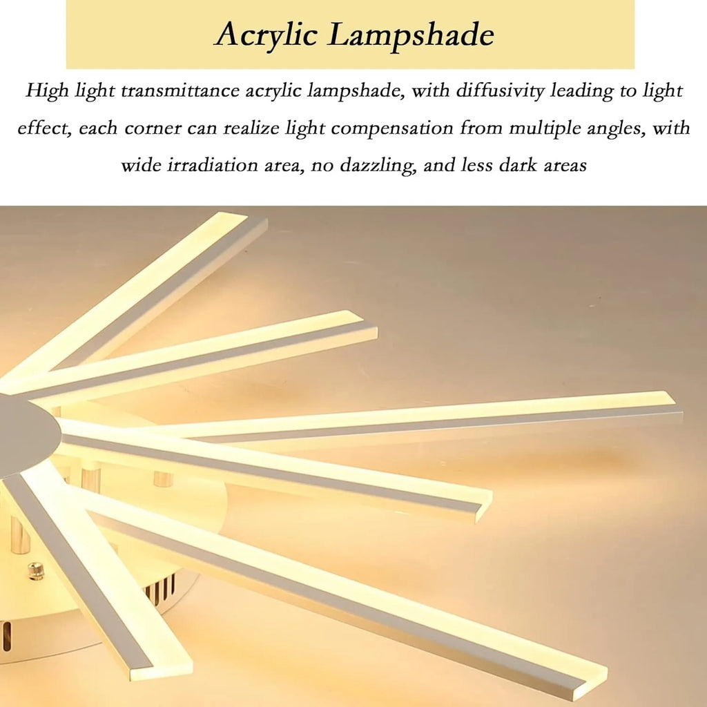 12 Head New Nordic Fireworks LED Chandelier Indoor Lighting Lamps White Tree Branch Iron Decoration Luster Ceiling Light