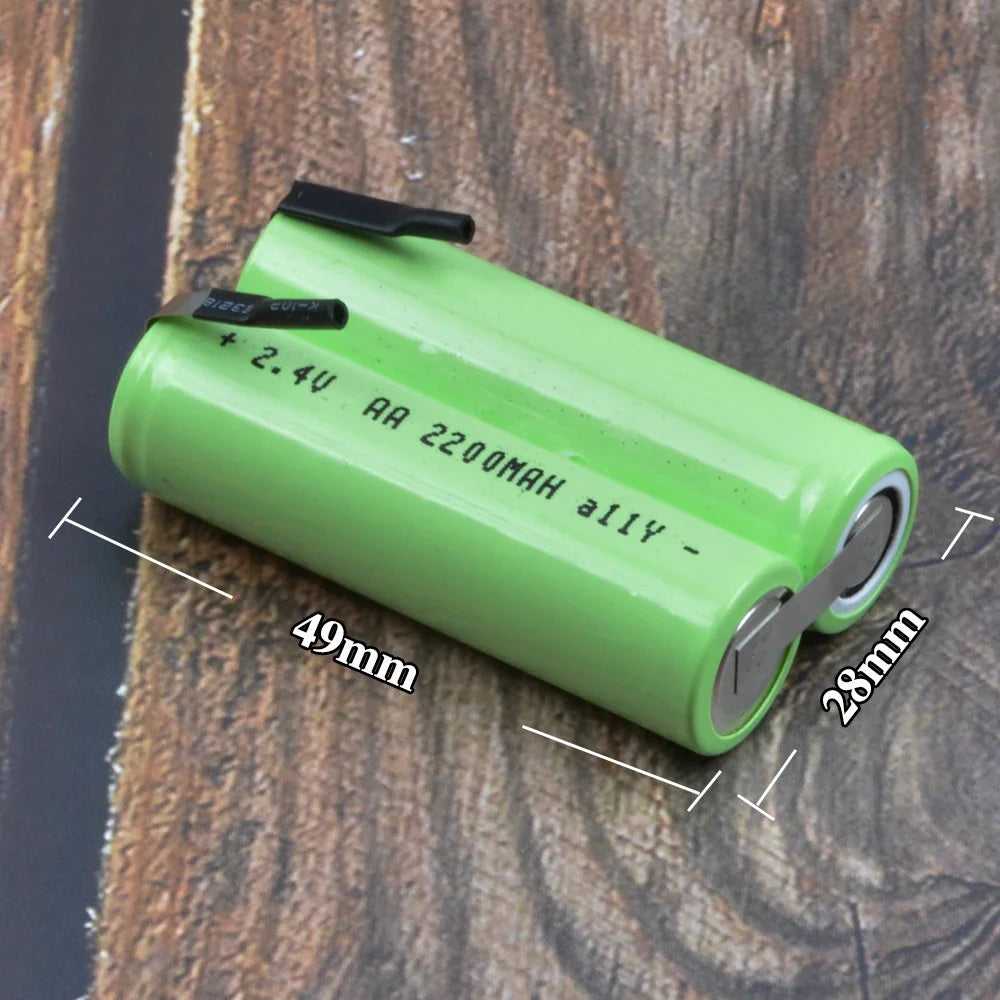 Replacement Battery For Waterpik WP360 WP360W WP462 WP462W WP450 WP450W WP450EC WP462EC Water Flosser 2.4V 2200mAh