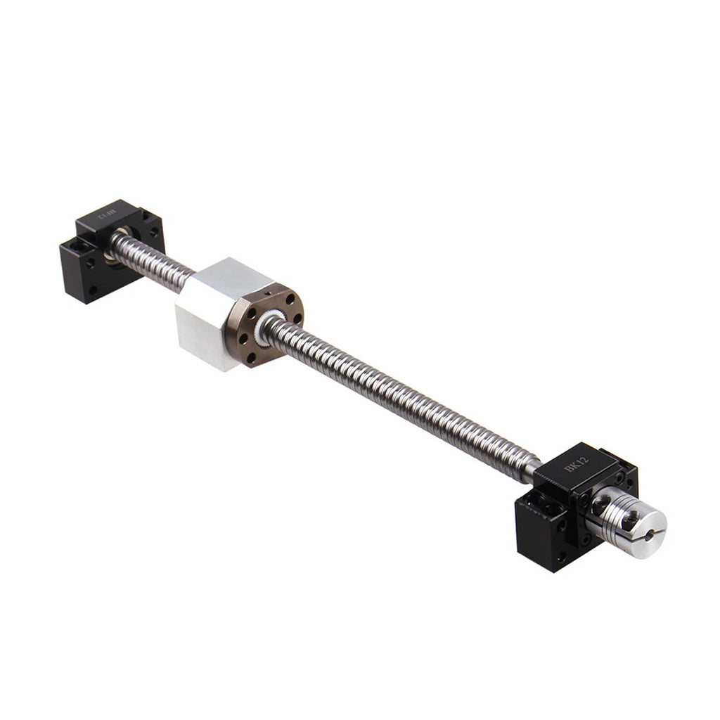 SFU1605 Set: RM1605 Ball Screw C7 End Machined + 1605 Ball Nut + Nut Housing + BK/BF12 End Support + Coupler For CNC Parts