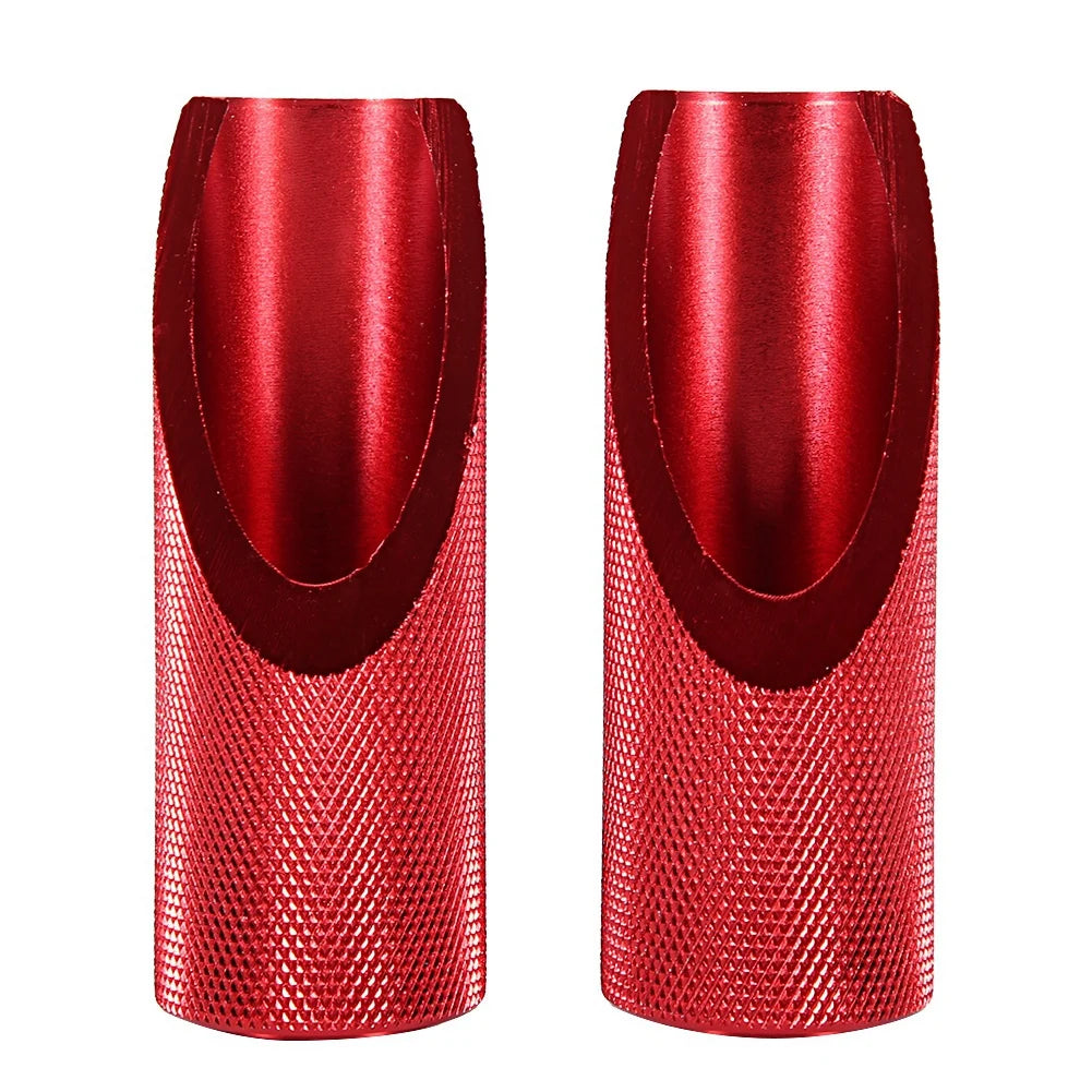 2pcs Motorcycle Aluminum Alloy Foot Pegs Footboard Accessories Fit for Honda(Red)