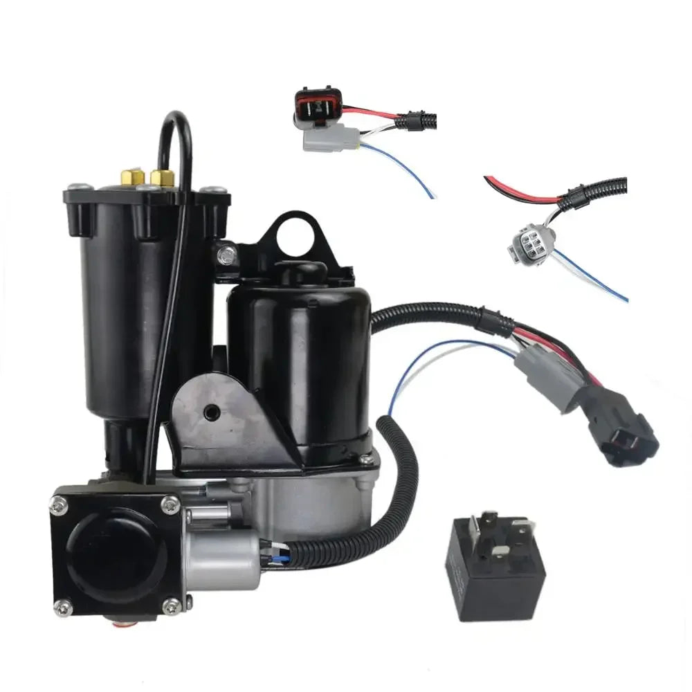 AP03 Hitachi Type Air Compressor Pump+Relay For Land Rover Range Rover Sport Discovery 3 4 LR3 LR4 LR023964 LR045251