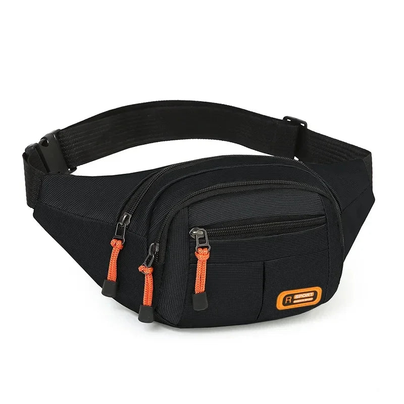 Oxford Waterproof Mobile Waist Bag for Men Women Multifunctional Large Capacity Fanny Pack Wear-resistant Riñoneras Para Hombre