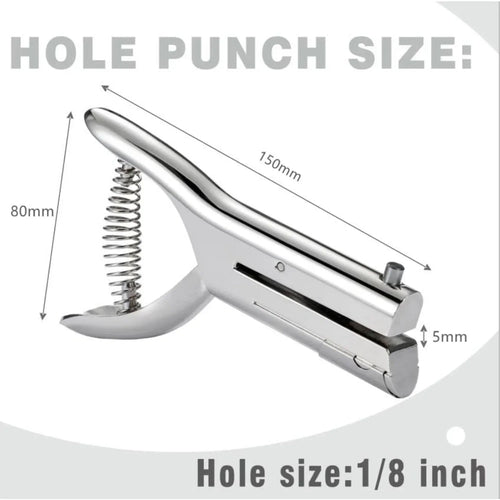 1/8 inch hole punch, single hole punch Heavy duty hole punch