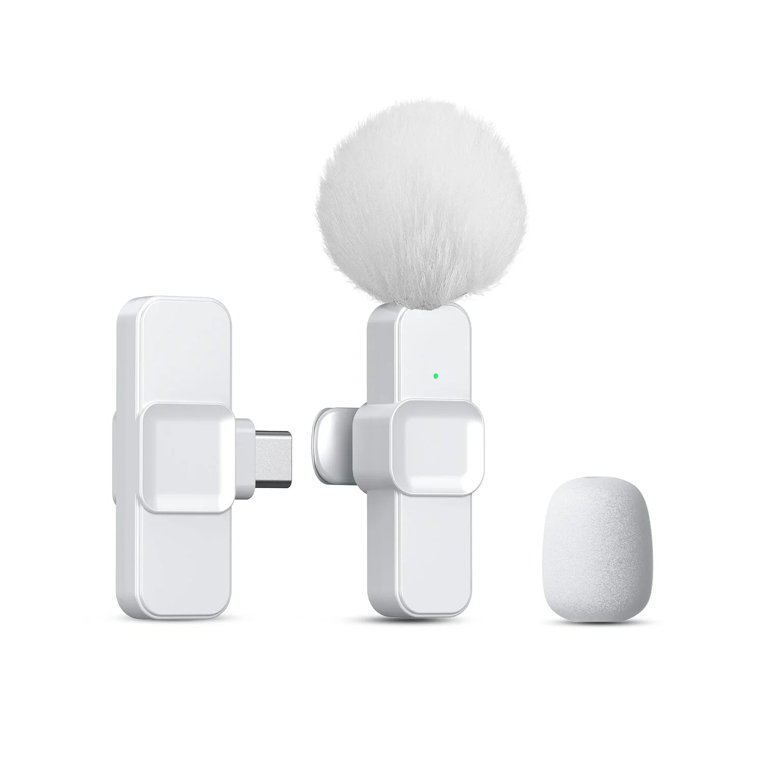 SNZIYAG K10 Wireless Lavalier Microphone Portable Audio Video Recording Mini Microphone for iPhone Android PC Live Gaming Phone