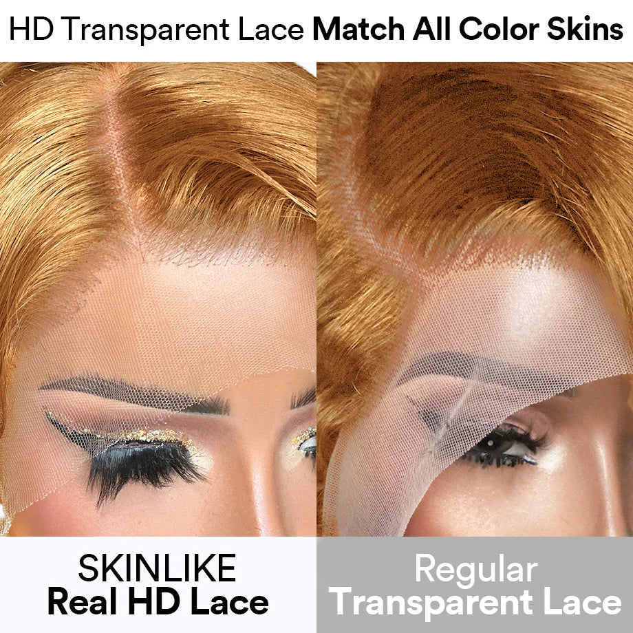 13x6 Loose Body Wave Blonde 613 HD Lace Frontal Wigs Human Hair Colored 100% Brazilian 30 Inch Choice For Women Cheap On Sale