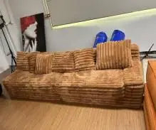 Living Room Nordic Compressed Sofa Minimalist Recliner Apartment Cinema Compressed Sofa Design Elegant Bank Home Furnitures