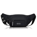 Men Canvas Fit Waistpack Mobile Fanny Waist Packs Men's Sports Outdoor Leisure Running Anti Theft Ultra Thin Invisible Waist Bag