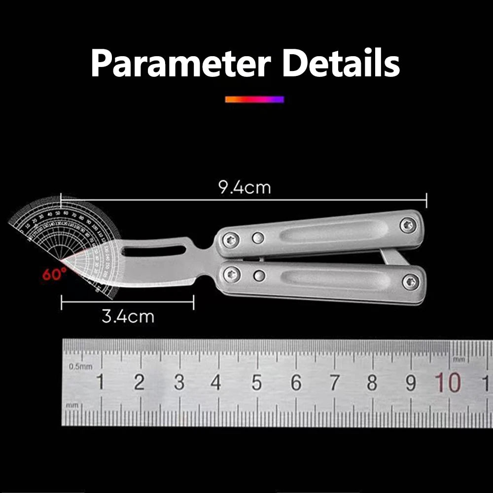 Mini Stainless steel Folding knife Portable Keychain Small Knife Sharp Fruit knife, Unboxing and Bottle Opener Tools