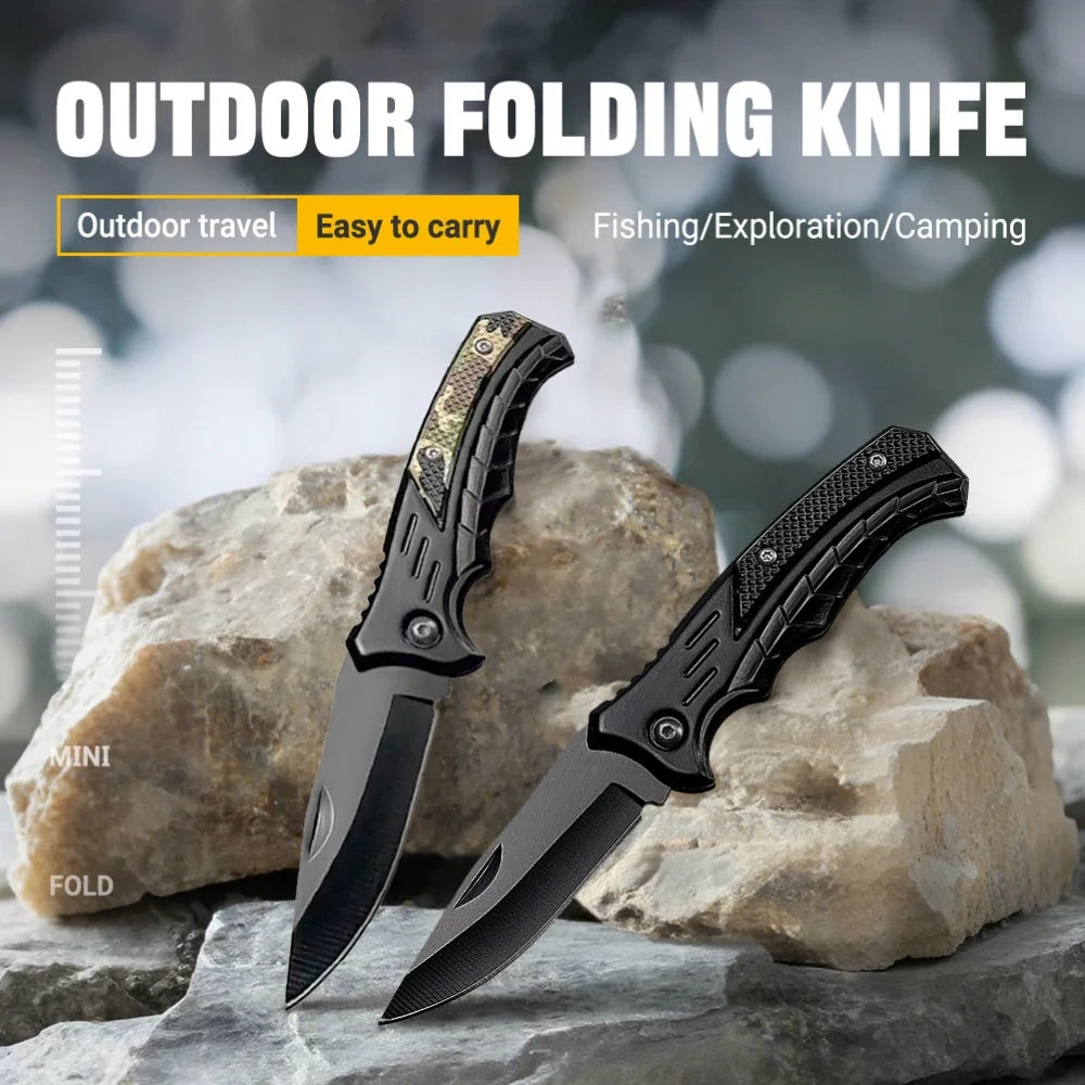 Stainless Steel Folding Knife Fillet Knife Fishing Boat Fishing Accessories with Easy To Carry Camping Meat Cutting PP Handle