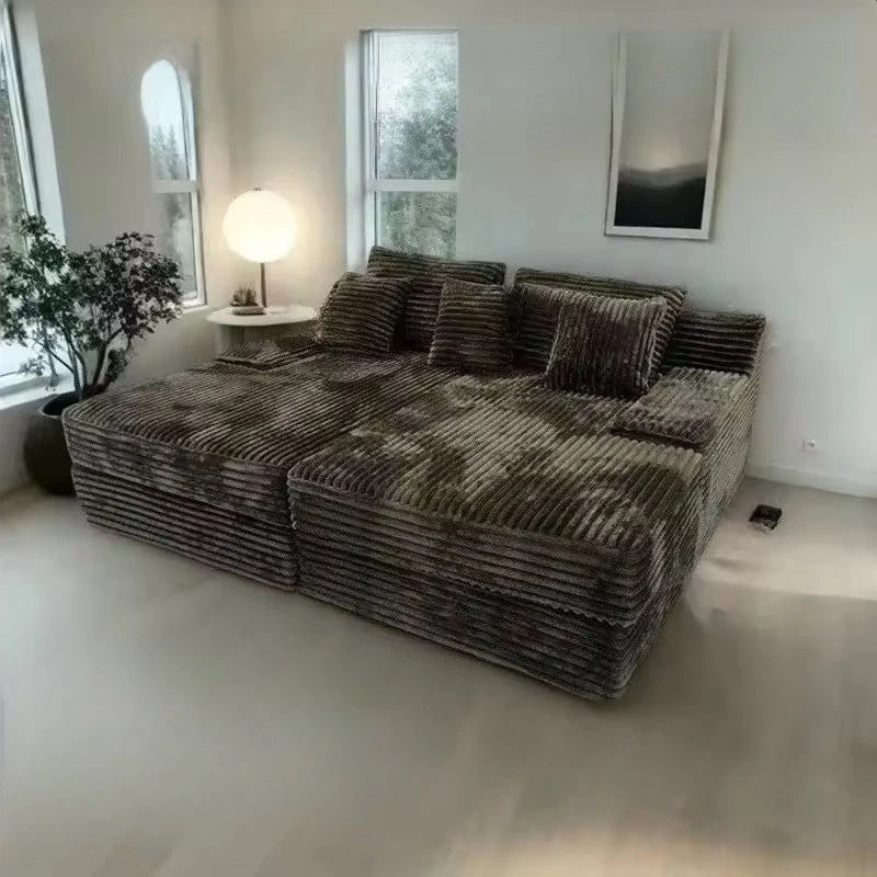 Living Room Nordic Compressed Sofa Minimalist Recliner Apartment Cinema Compressed Sofa Design Elegant Bank Home Furnitures