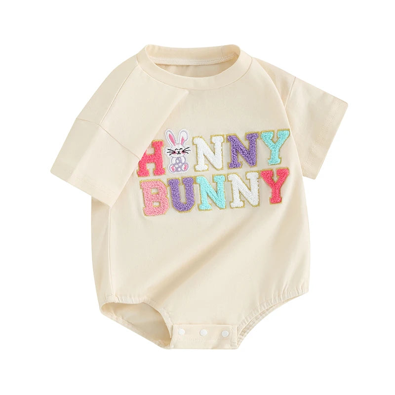 Toddler Girls Floral Print Ruffle Sleeve Romper Round Neck Button Closure Jumpsuit Summer Outfit for Baby Girls