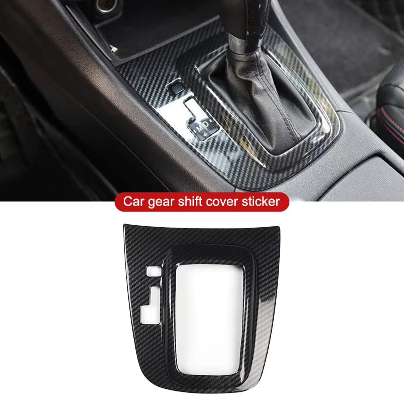 For Mazada 6 Atenza Car Steering Wheel Gear Shift Lever Panel Cover Decorative Sticker Plastic Interior Modification Accessories