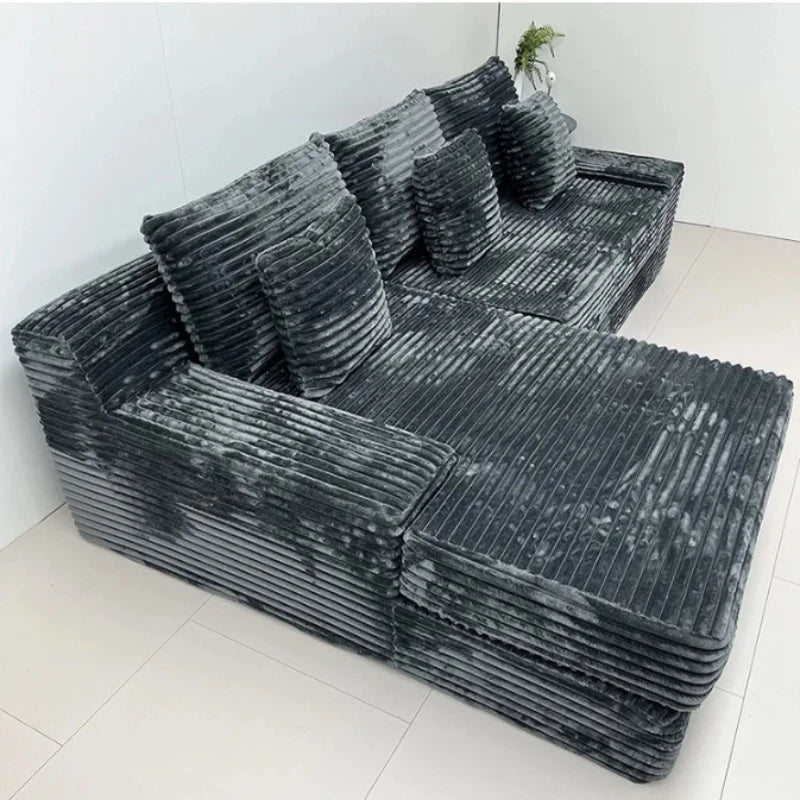 Living Room Nordic Compressed Sofa Minimalist Recliner Apartment Cinema Compressed Sofa Design Elegant Bank Home Furnitures