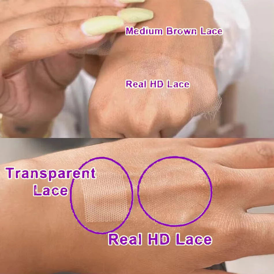 30 40 Inch Chocolate Brown Human Hair Wigs Body Wave 13x4 13x6 HD Lace Front Wig Preplucked Water Wave #4 Red Colored For Women