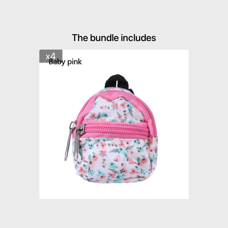 [LABUBU Mini Doll Bag] LABUBU Mini Doll Bag | 30CM 1/6 BJD Backpack | Doll House Decoration Toy Accessories Gift for Halloween Christmas