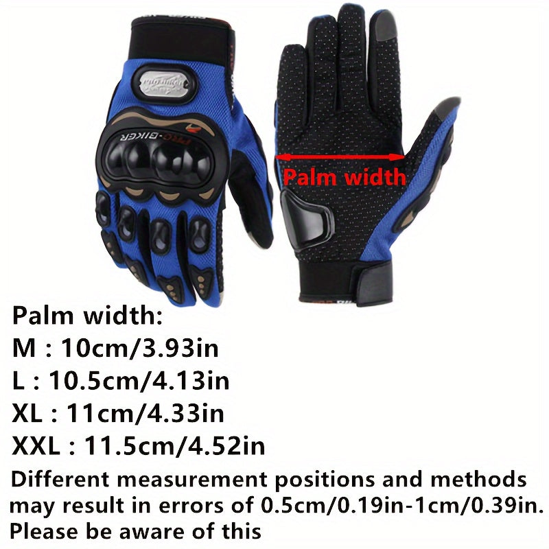 Suitable For Motorcycles, Road Bikes, Off-road Motorcycles, Spring, Summer, Autumn, And Winter Unisex Finger Touch Screen Gloves For Men And Women, Breathable Cycling Gloves, Motorcycle Gloves, Bicycle Gloves.