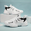 Men's Fashion Platform Sneakers - Casual Athletic Dad Shoes, Height-Increasing Breathable Mesh, Anti-Slip EVA Sole, Suitable for Running and Outdoor Activities, Thick-Soled Walking Shoes