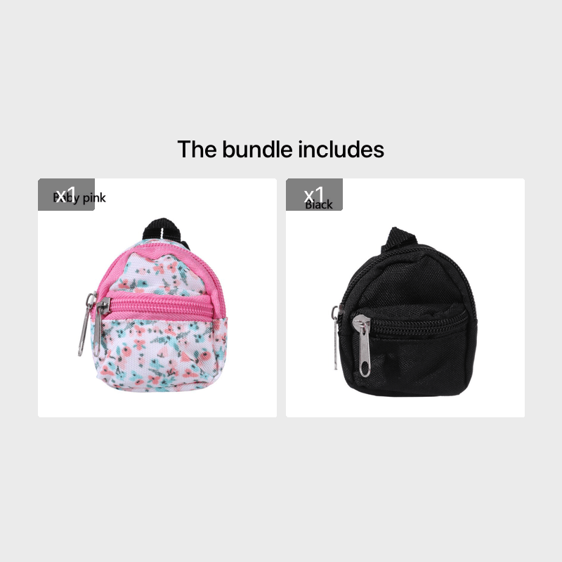 [LABUBU Mini Doll Bag] LABUBU Mini Doll Bag | 30CM 1/6 BJD Backpack | Doll House Decoration Toy Accessories Gift for Halloween Christmas