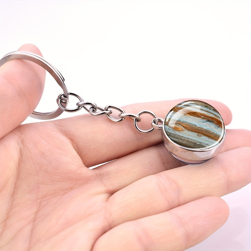 Solar System Eight Planets Keychain