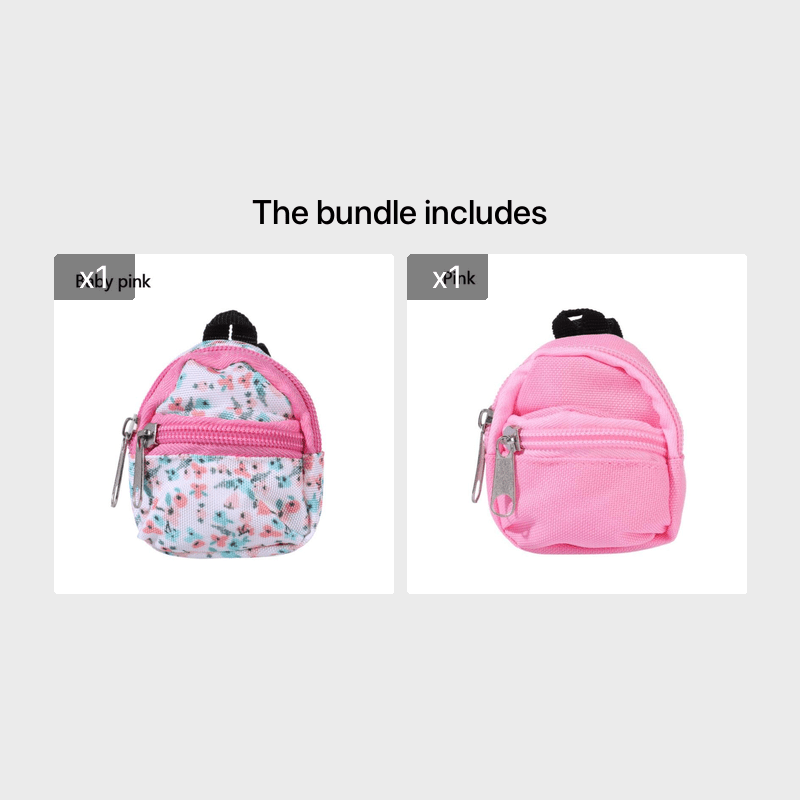 [LABUBU Mini Doll Bag] LABUBU Mini Doll Bag | 30CM 1/6 BJD Backpack | Doll House Decoration Toy Accessories Gift for Halloween Christmas