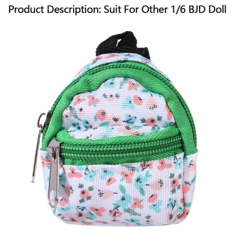 [LABUBU Mini Doll Bag] LABUBU Mini Doll Bag | 30CM 1/6 BJD Backpack | Doll House Decoration Toy Accessories Gift for Halloween Christmas